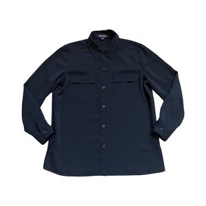 Evelyn & Arthur black vintage button down shirt